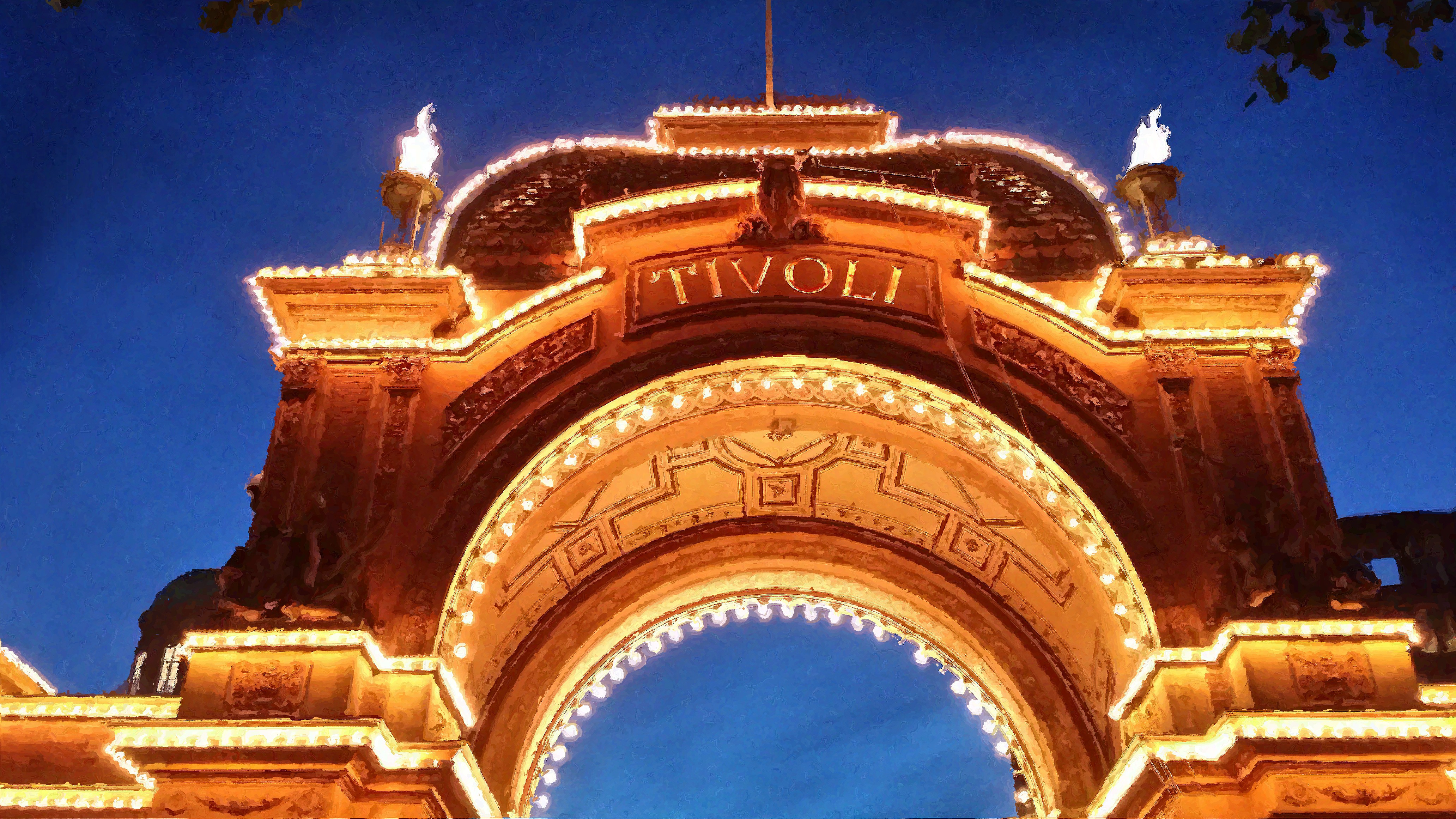 Entrance to Tivoli Gardens, Copenhagen 