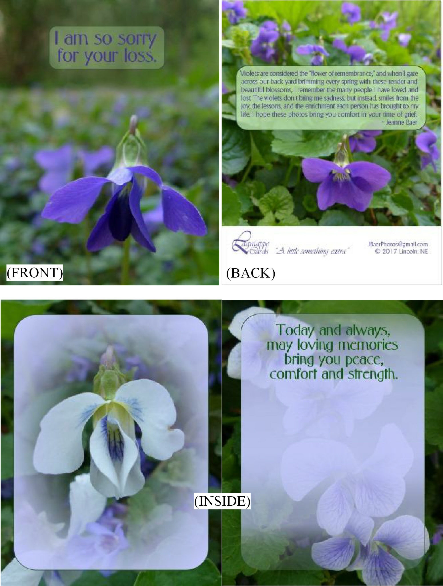 Sympathy card 